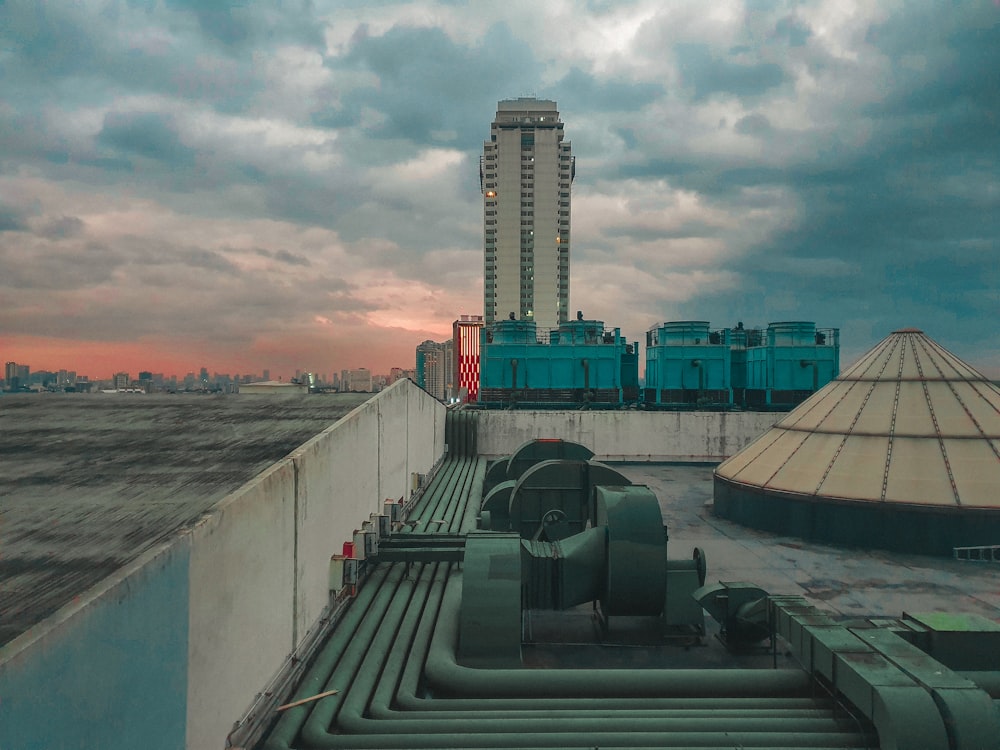 empty rooftop