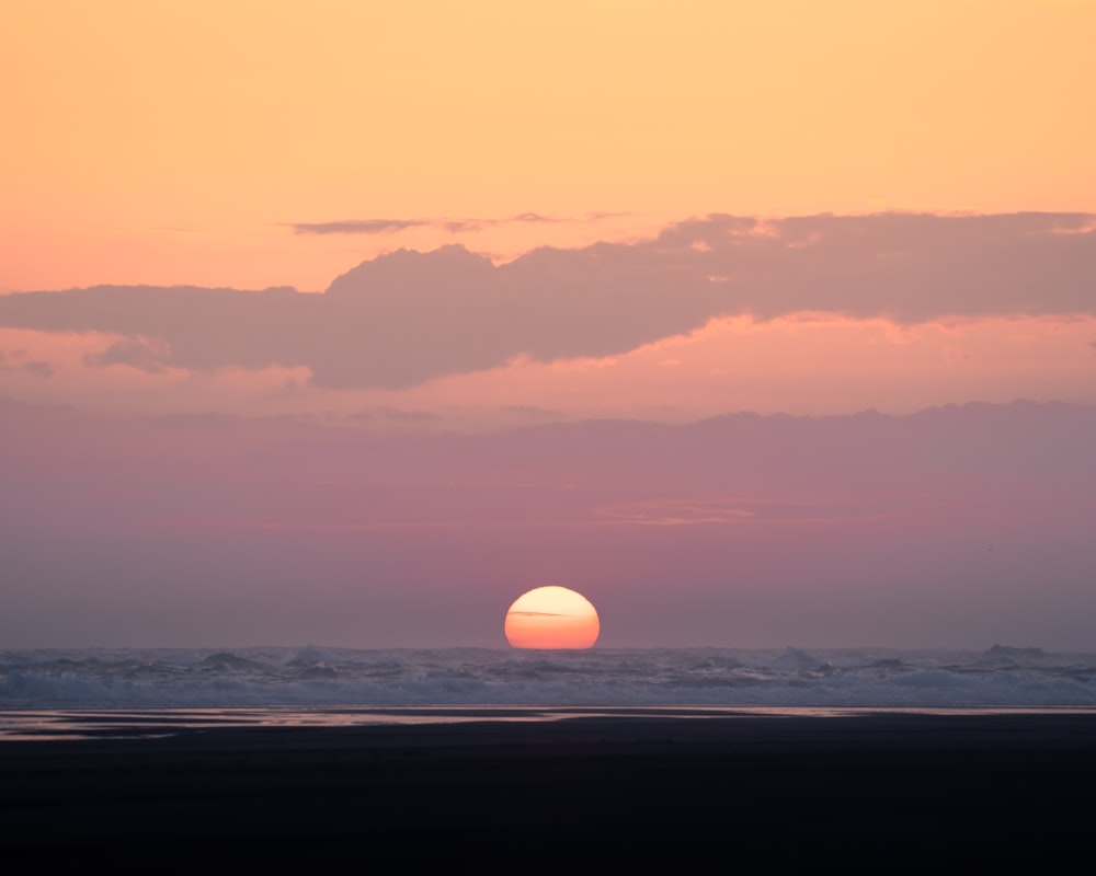 fotografia do pôr-do-sol