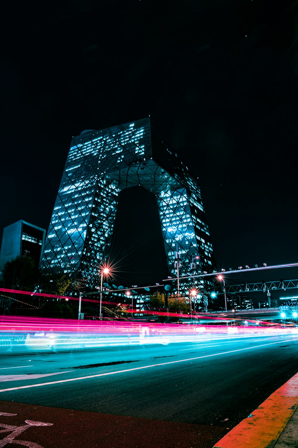 time lapse photography of vehicles on road