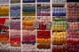 assorted-color yarn lot