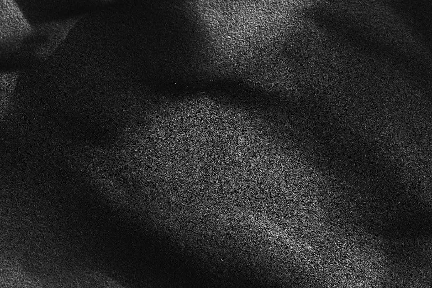 Macro detail of brushed black fleece