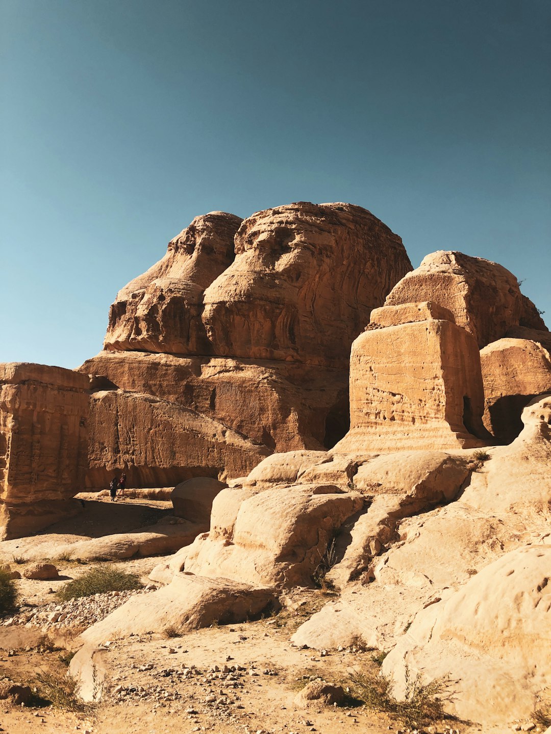 rock formation during daytime