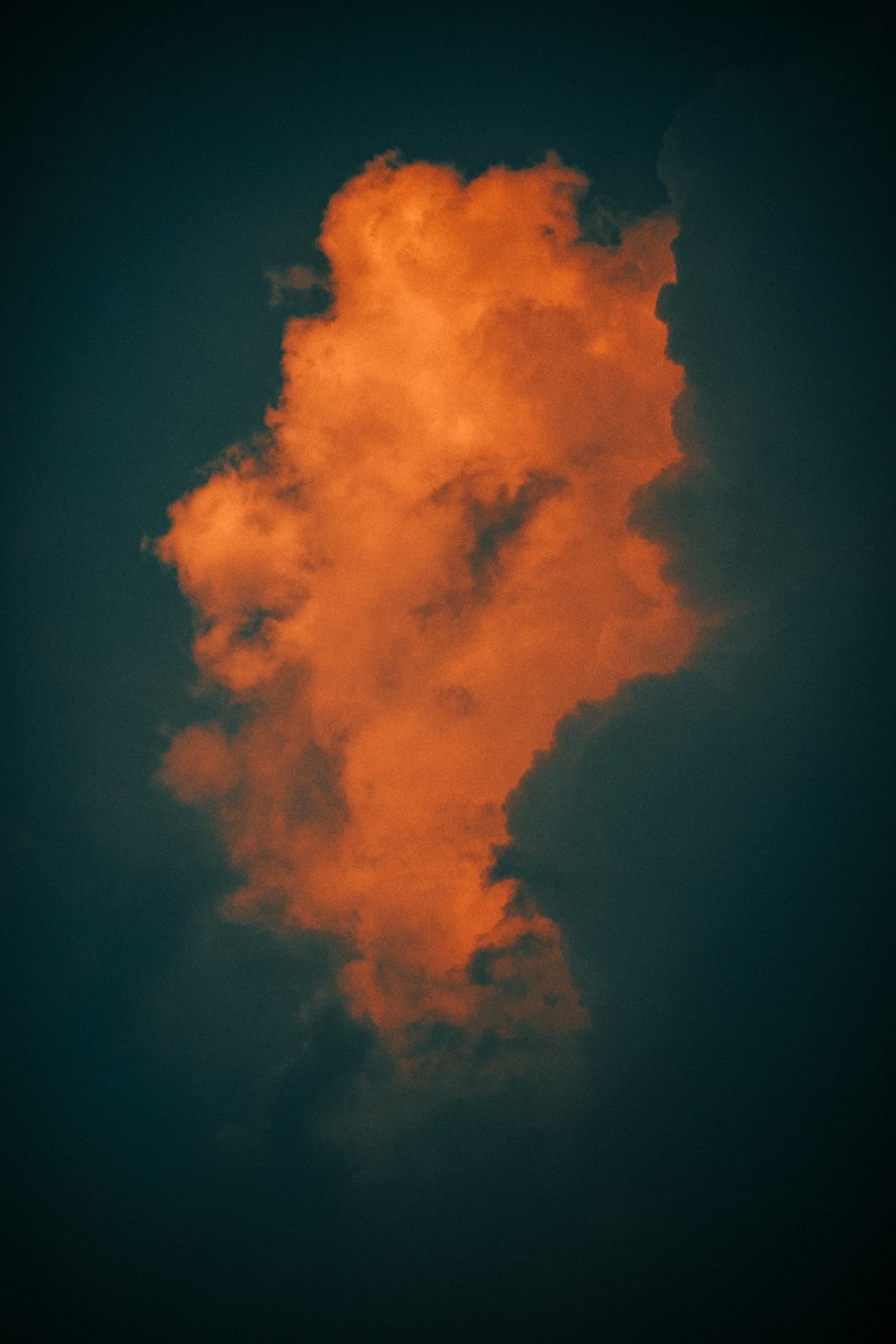 orange smoke