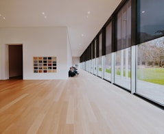 brown wooden floor