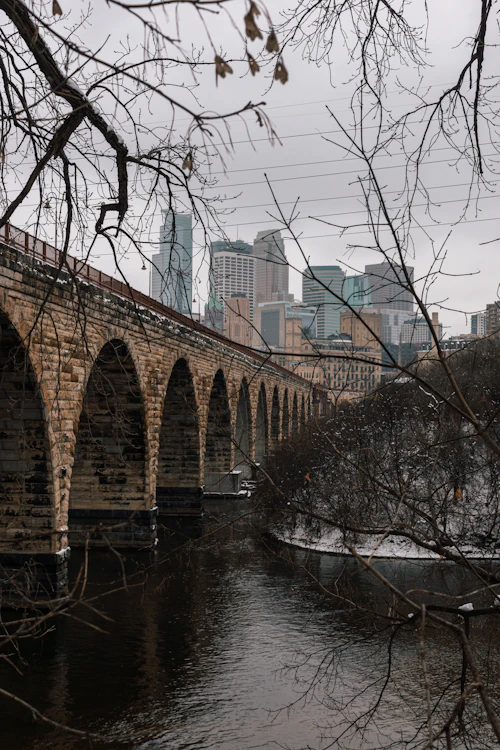 Stone Arch Bridge in Minneapolis, a popular first-date walking spot found through Minnesota online dating