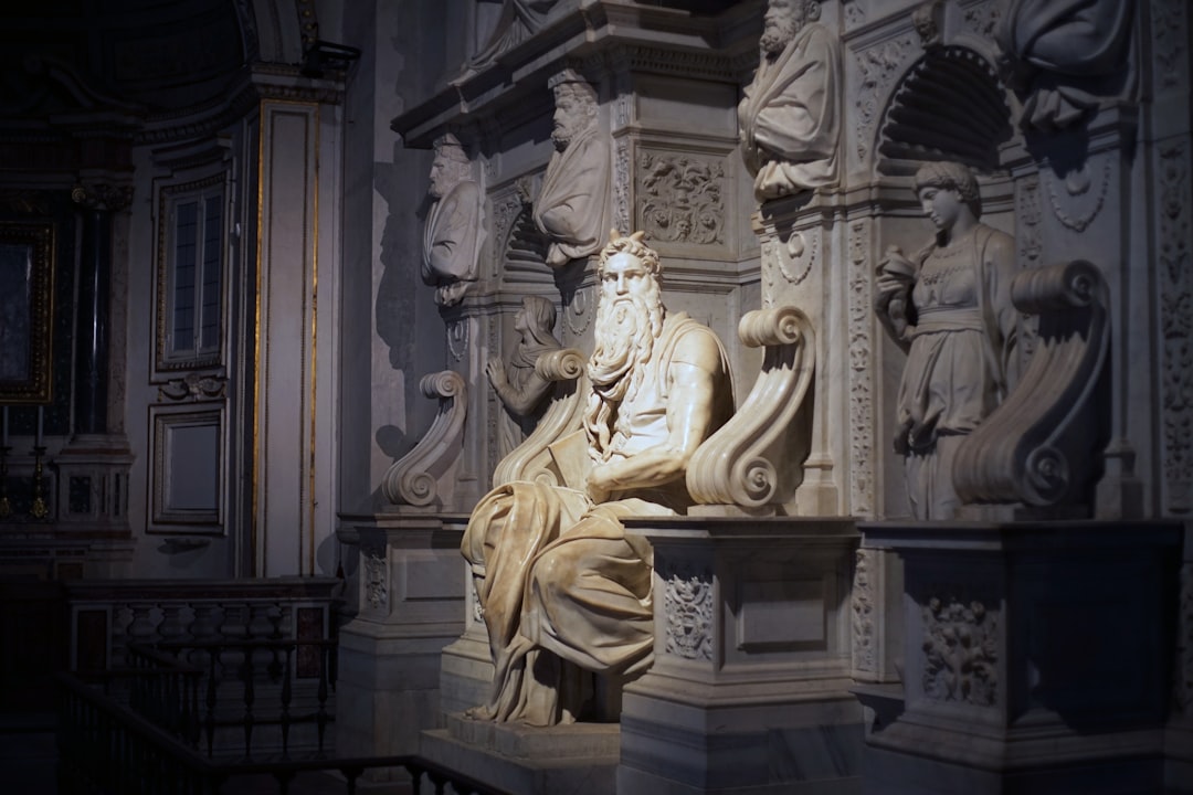 Michelangelo's Moses, Basilica di San Pietro in Vincoli, Rome, Italy.
