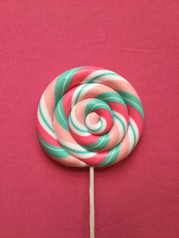 Hand pulled artisanal lollipops