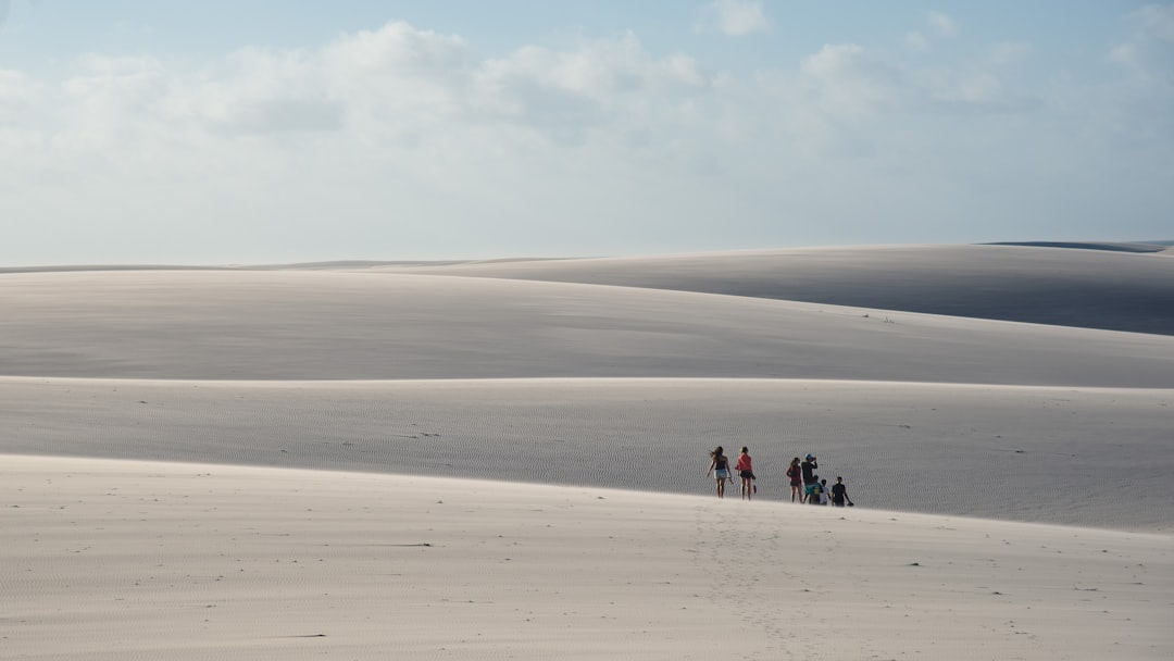 people walking on gray sand during daytime