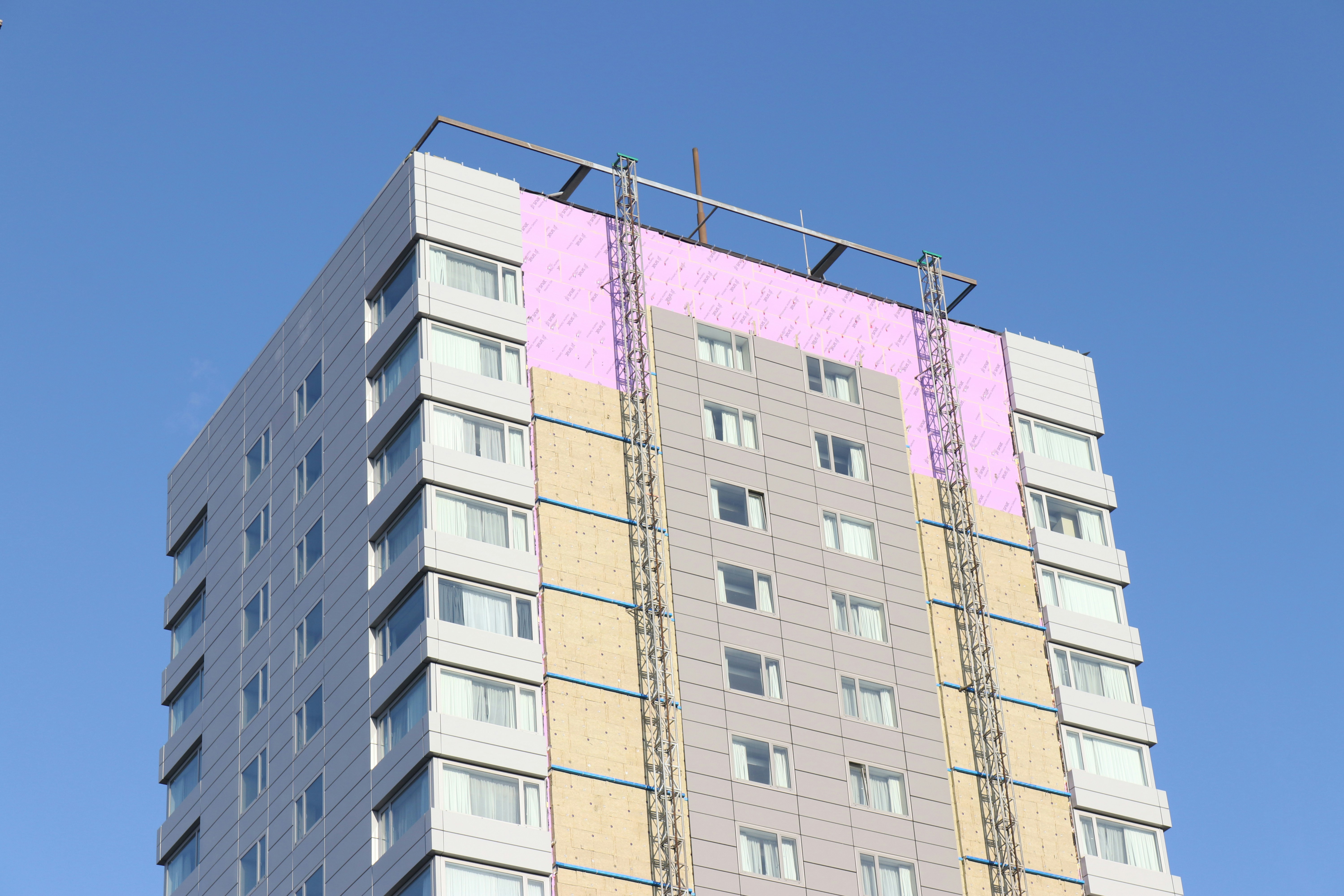 An interesting high-rise building in Leeds, UK,