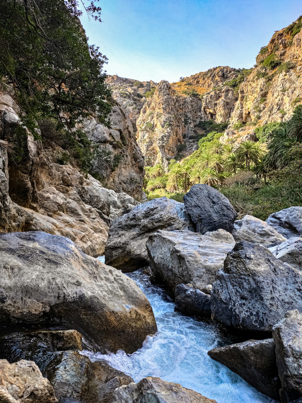 flowing water