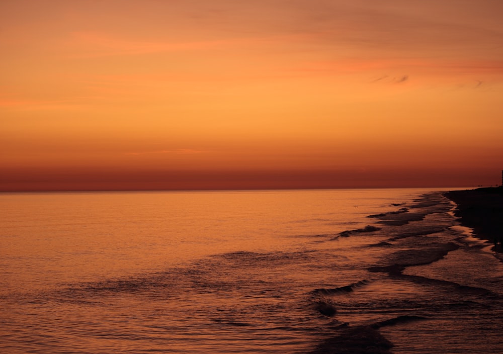 golden hour at beach