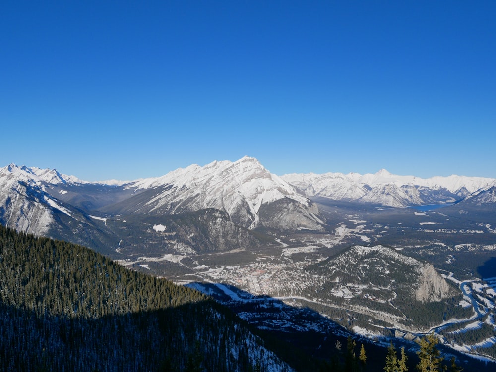 icy mountain scenery