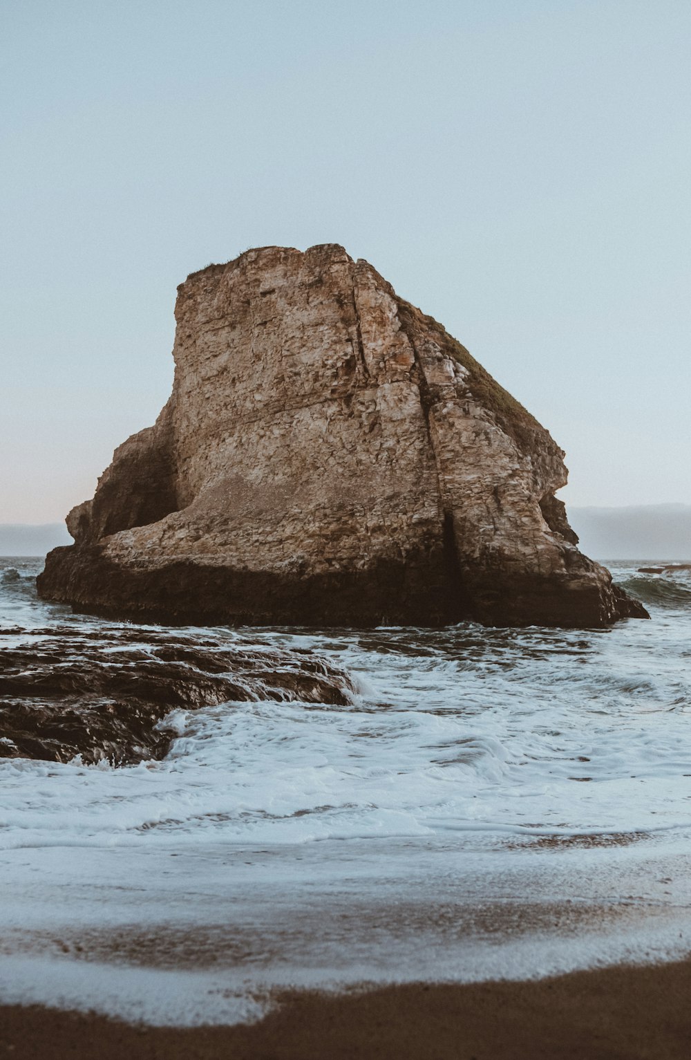 rock formations on sea