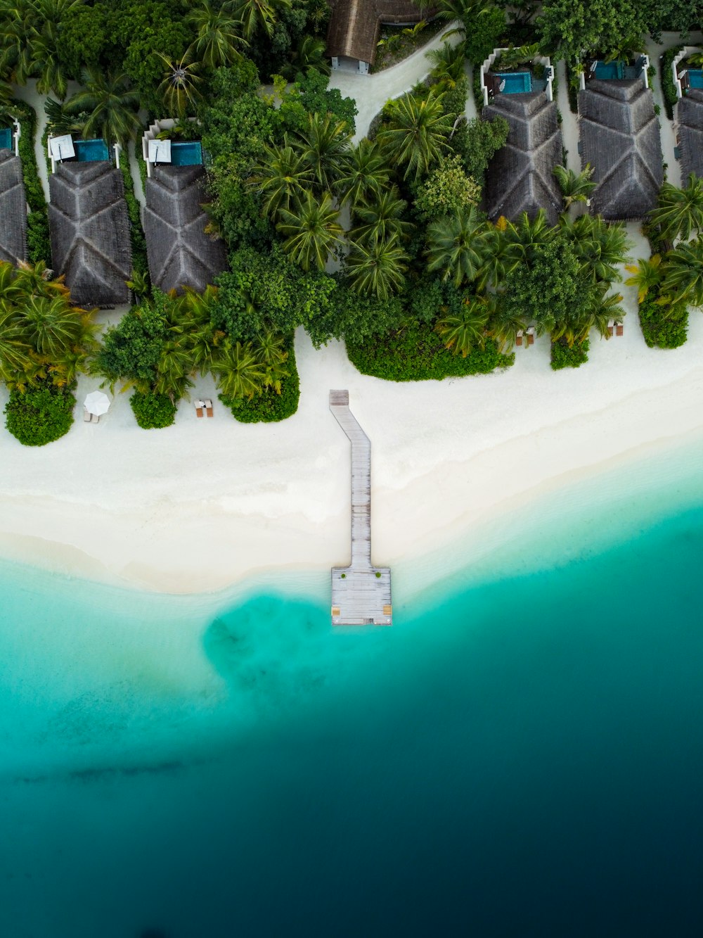 aerial photography of seaside resort during daytime