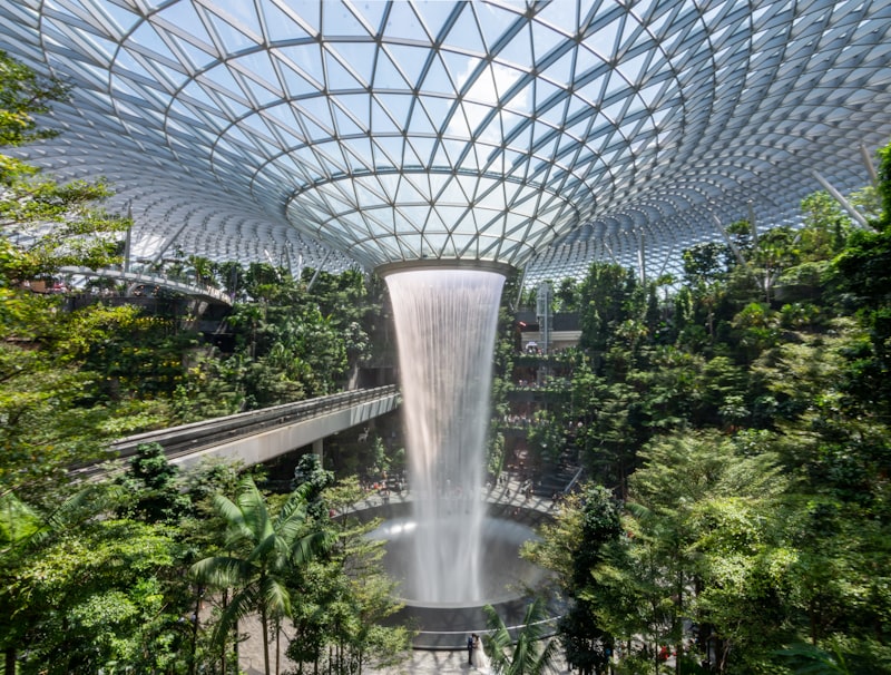 Cascada interior de Jewel Changi