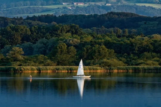 sailboat on body of water in Chiemsee Germany