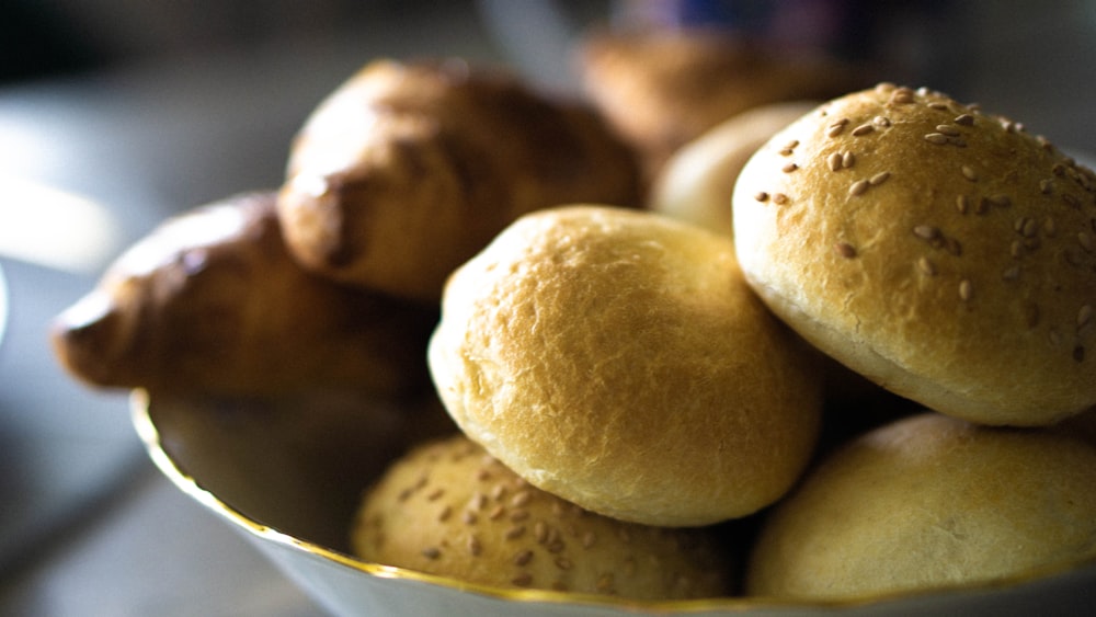 bowl of pastries