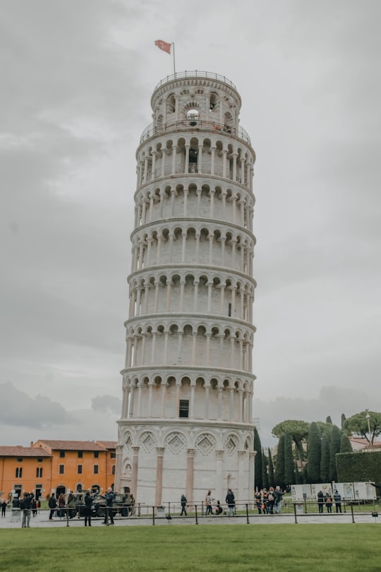 Leaning tower of Pisa in Piazza dei Miracoli Italy