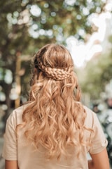 woman standing near tree