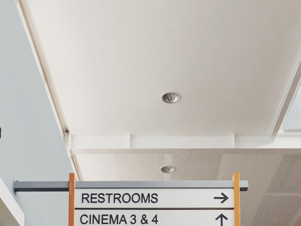 restroom signage