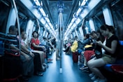 Photography inside a train