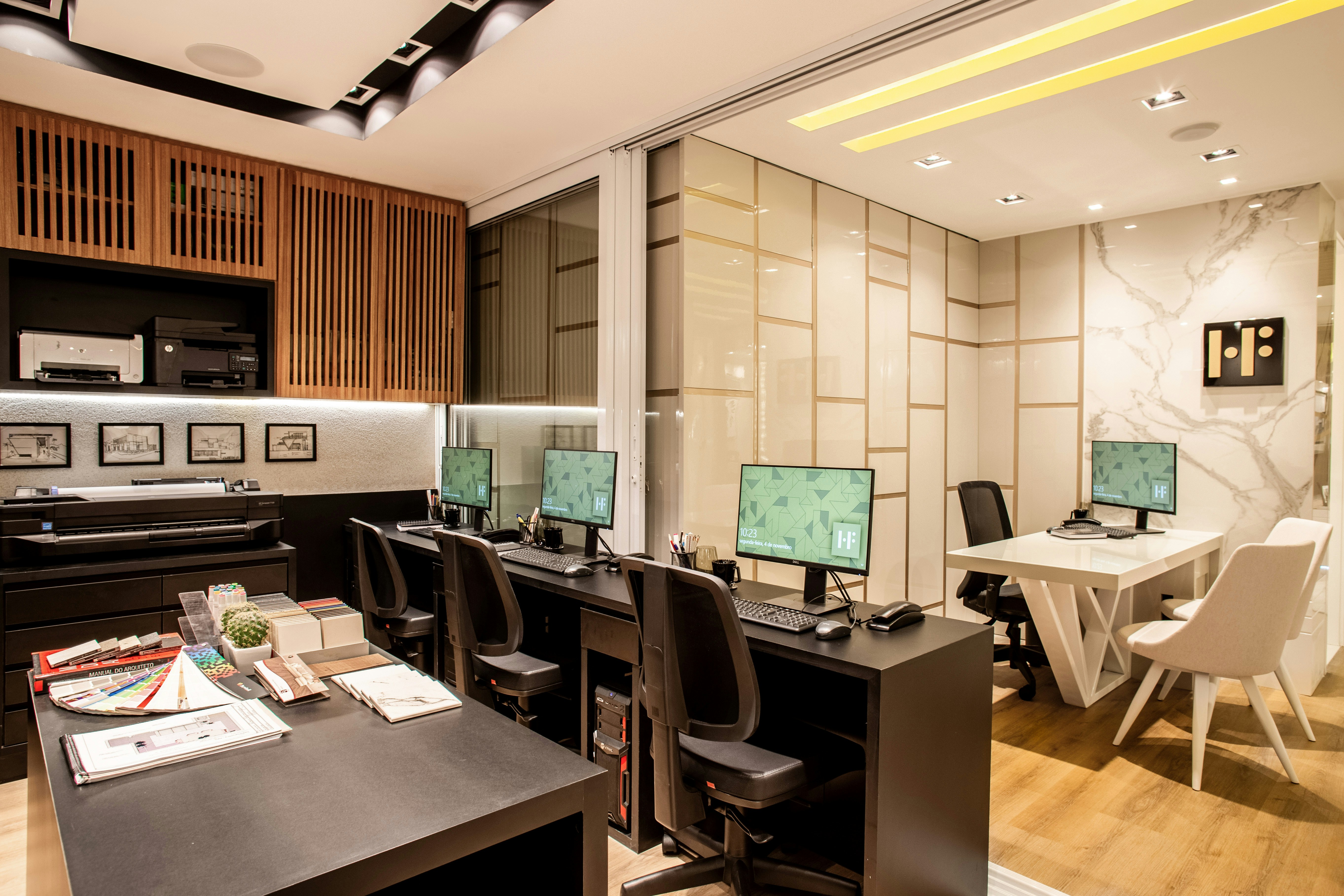 gray wooden table and chairs