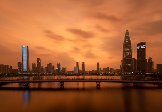 bridge in city in Shenzhen China