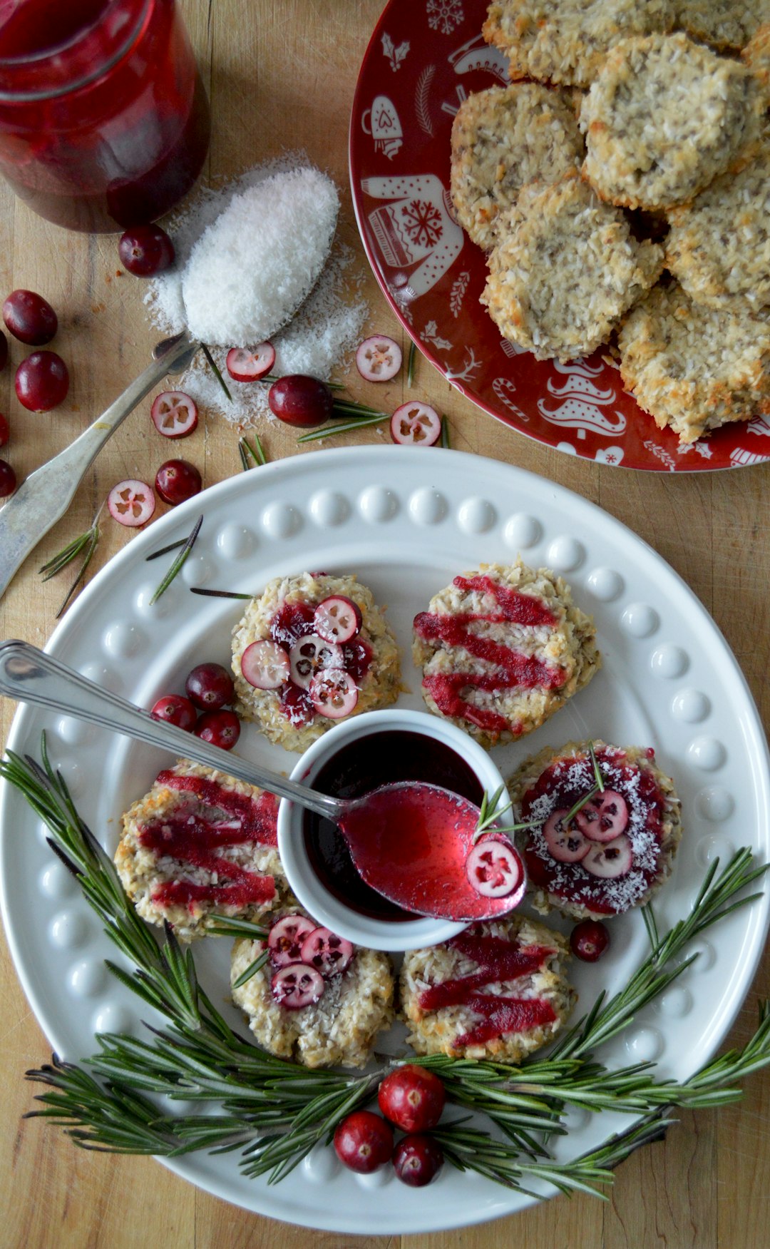 pastries on plate with sauce