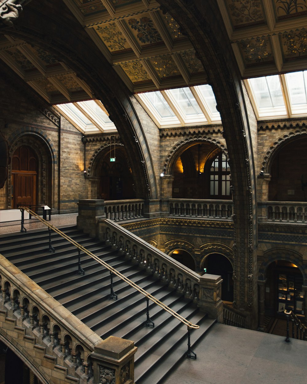 inside brown historic building