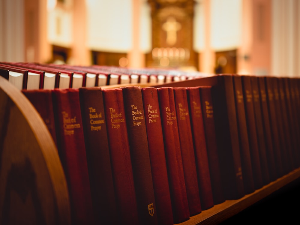 books on shelf