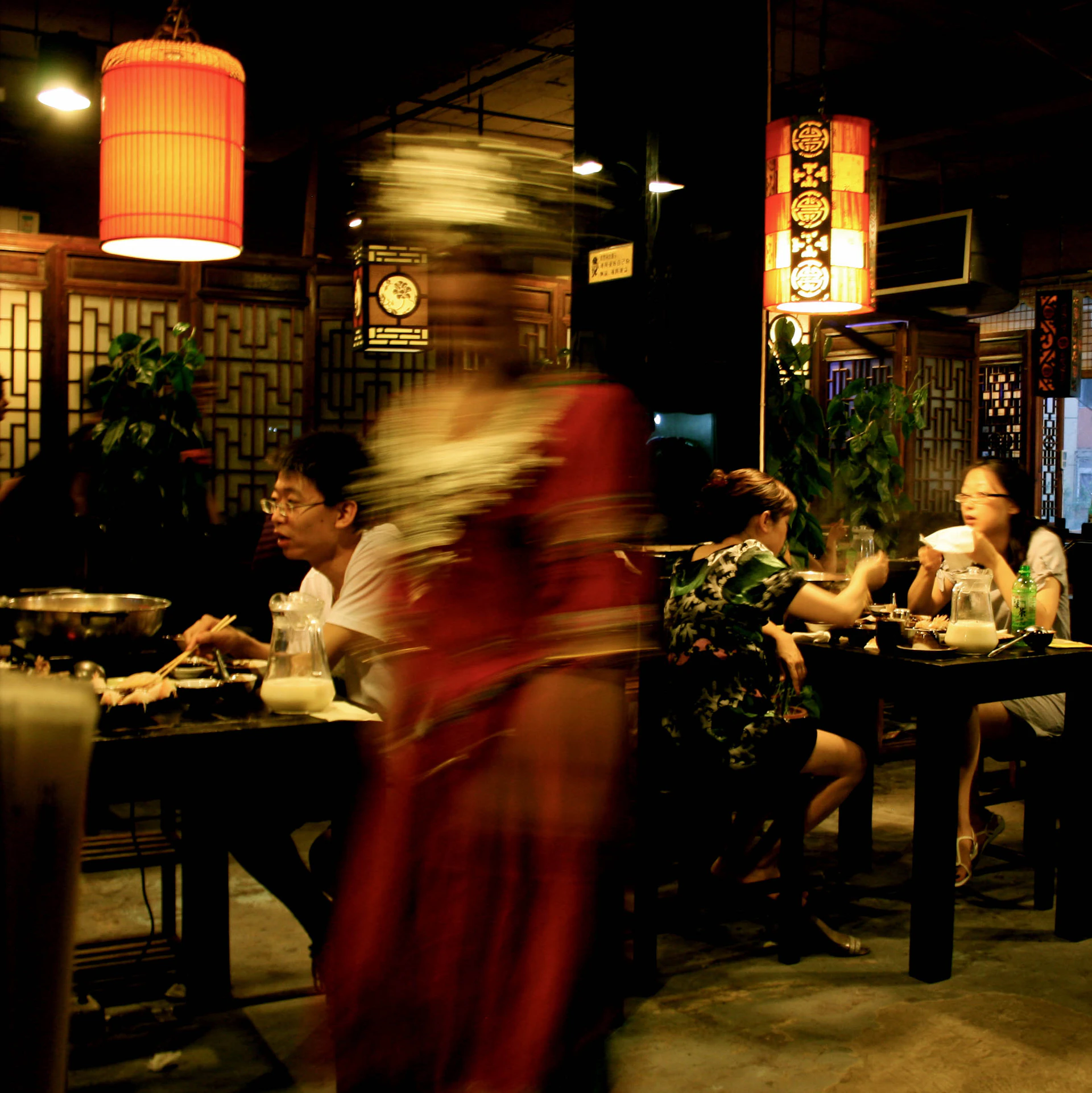 people inside restaurant