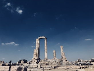 ruins during day