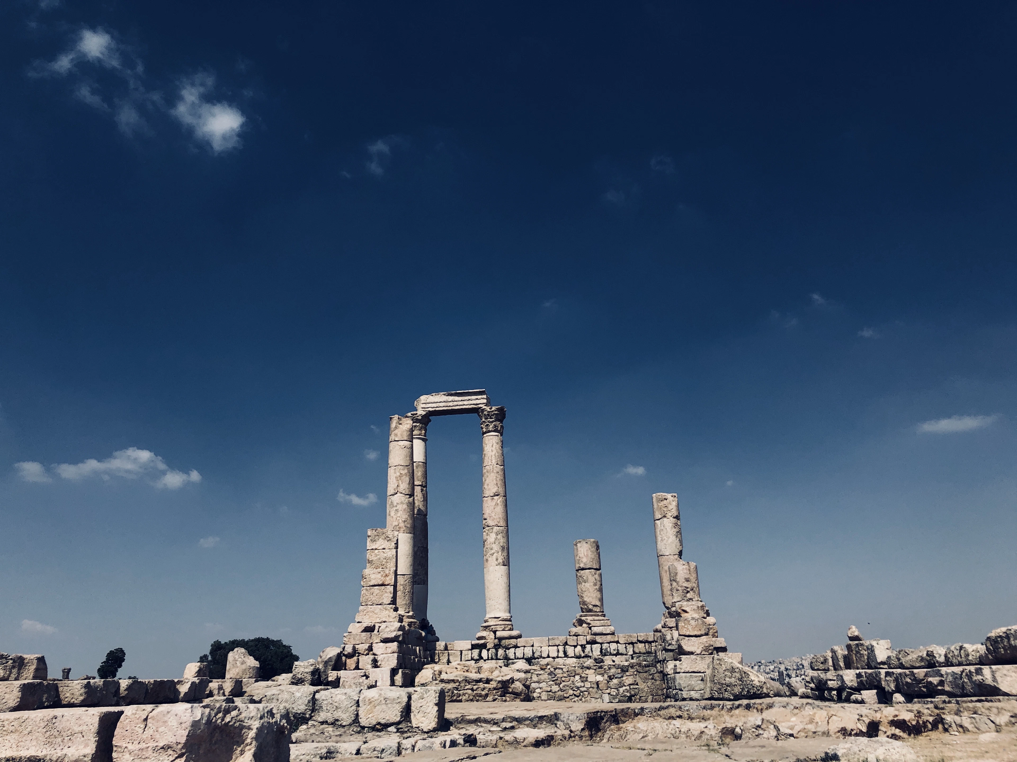 The Roman theatre below the Citadel, Amman