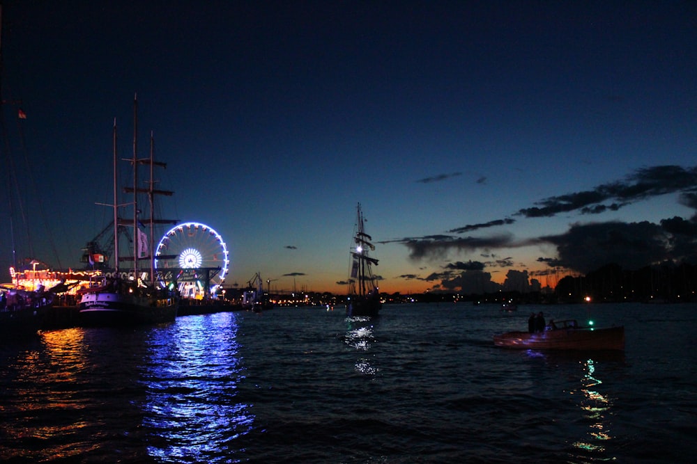 landscape photography of cityscape during nighttime