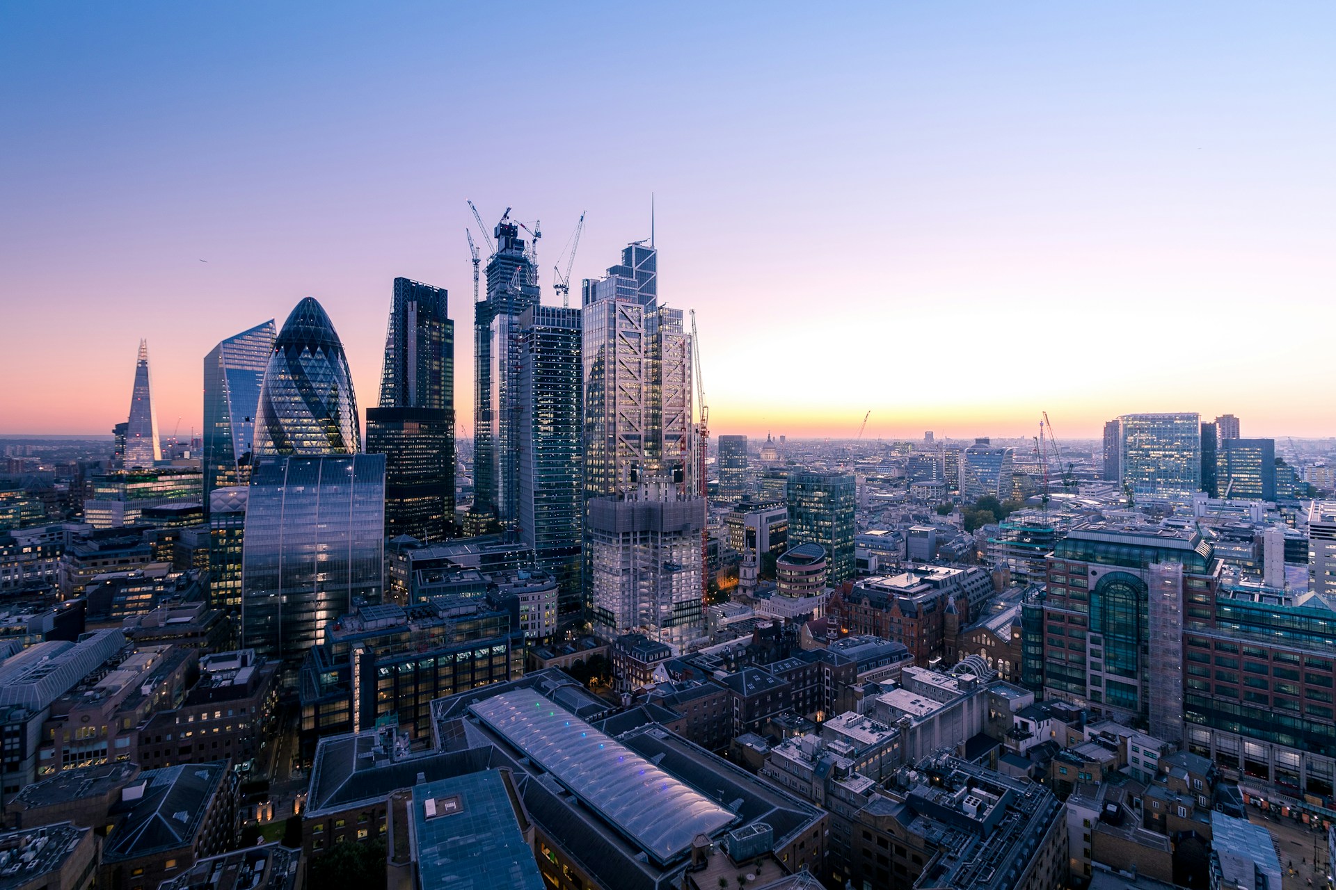 aerial photography of city