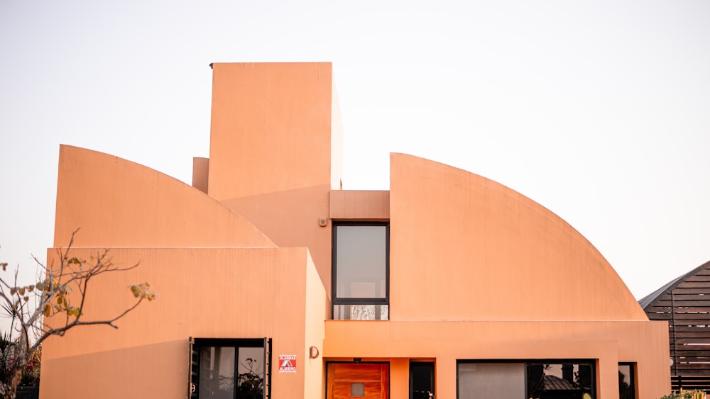 beige painted house