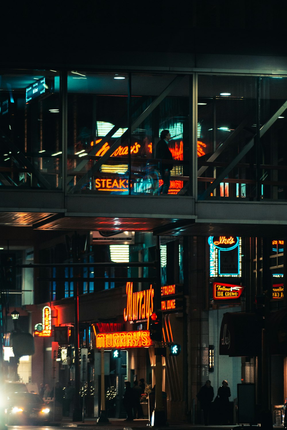 food store during night