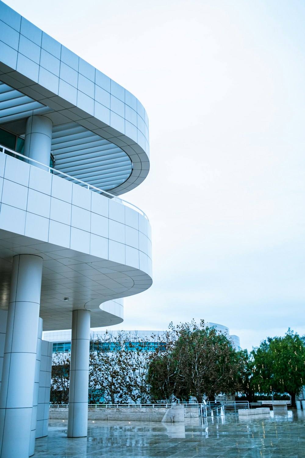 photo of white concrete building