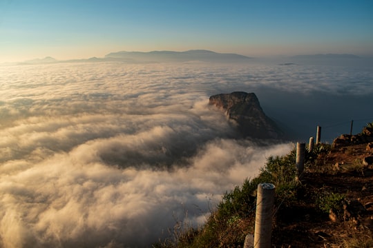 sea of clouds during daytime in Mirador de Cuatro Palos Mexico