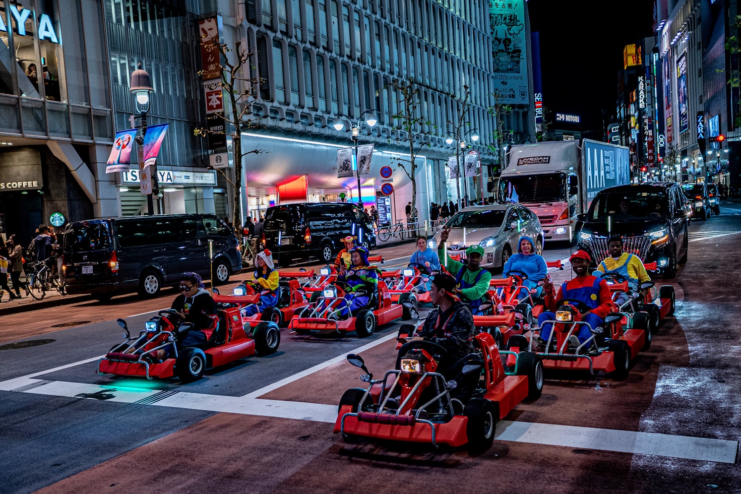 Mario Kart en vrai au Japon