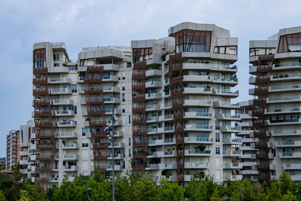 white and brown building