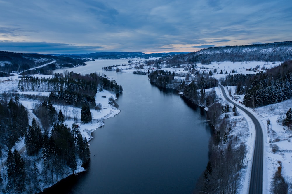 icy surface scenery