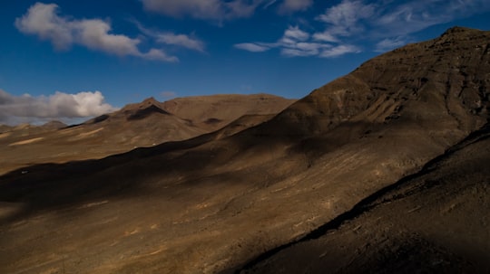 brown hills in Fuerteventura Spain
