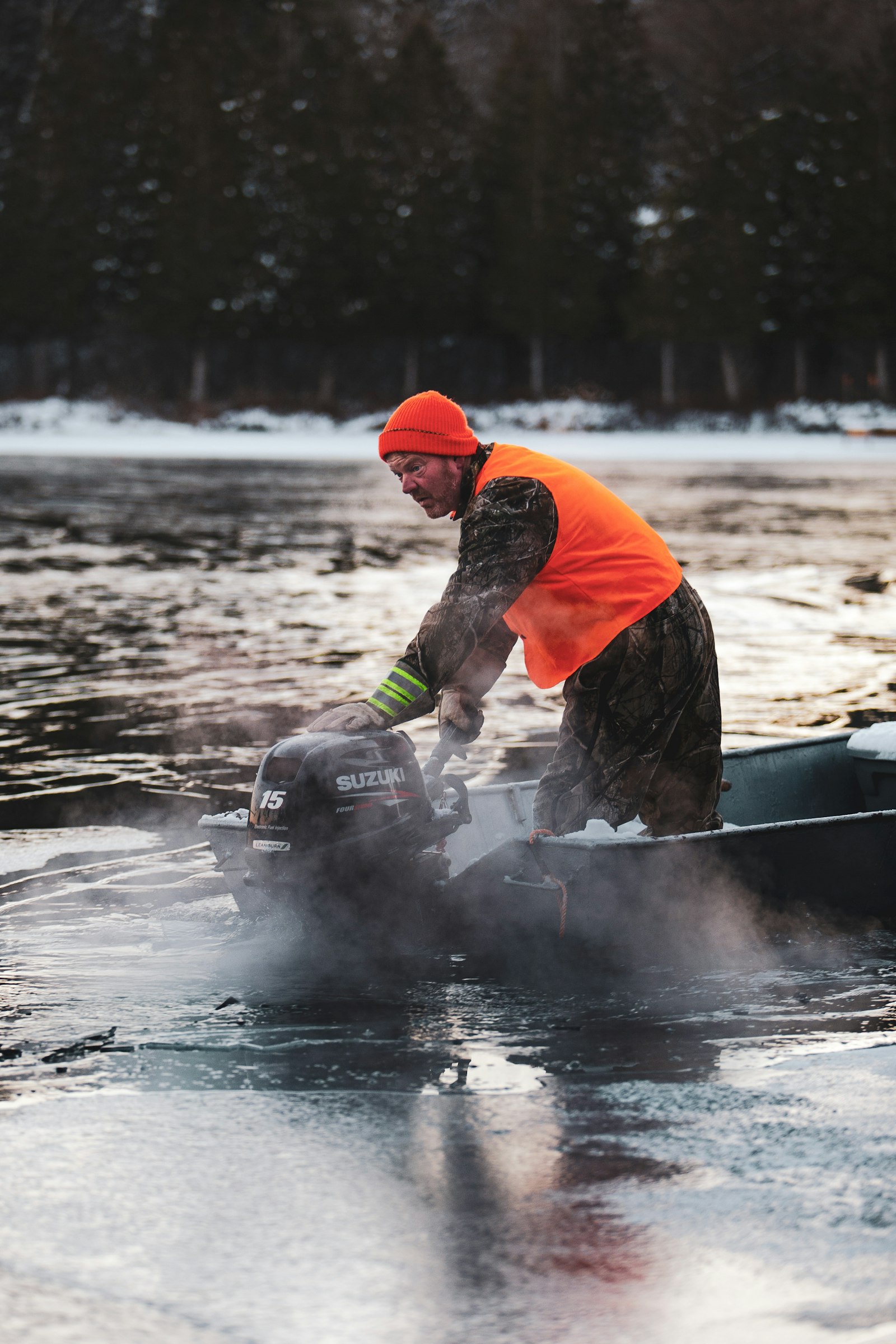 Canon EOS-1D C sample photo. Man on boat photography