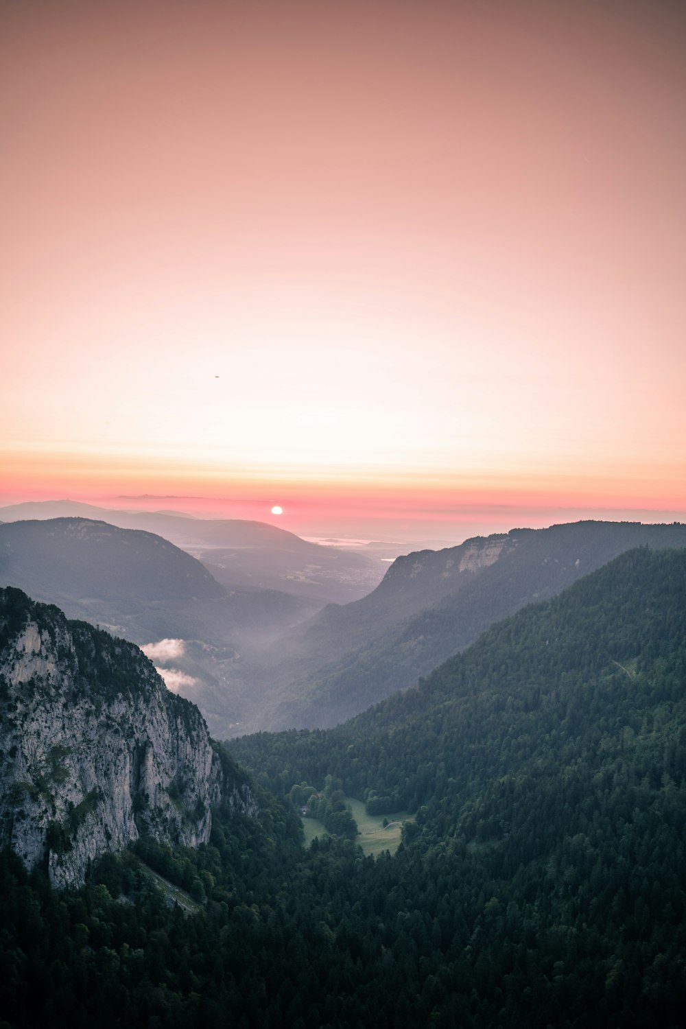 mountains during golden hour