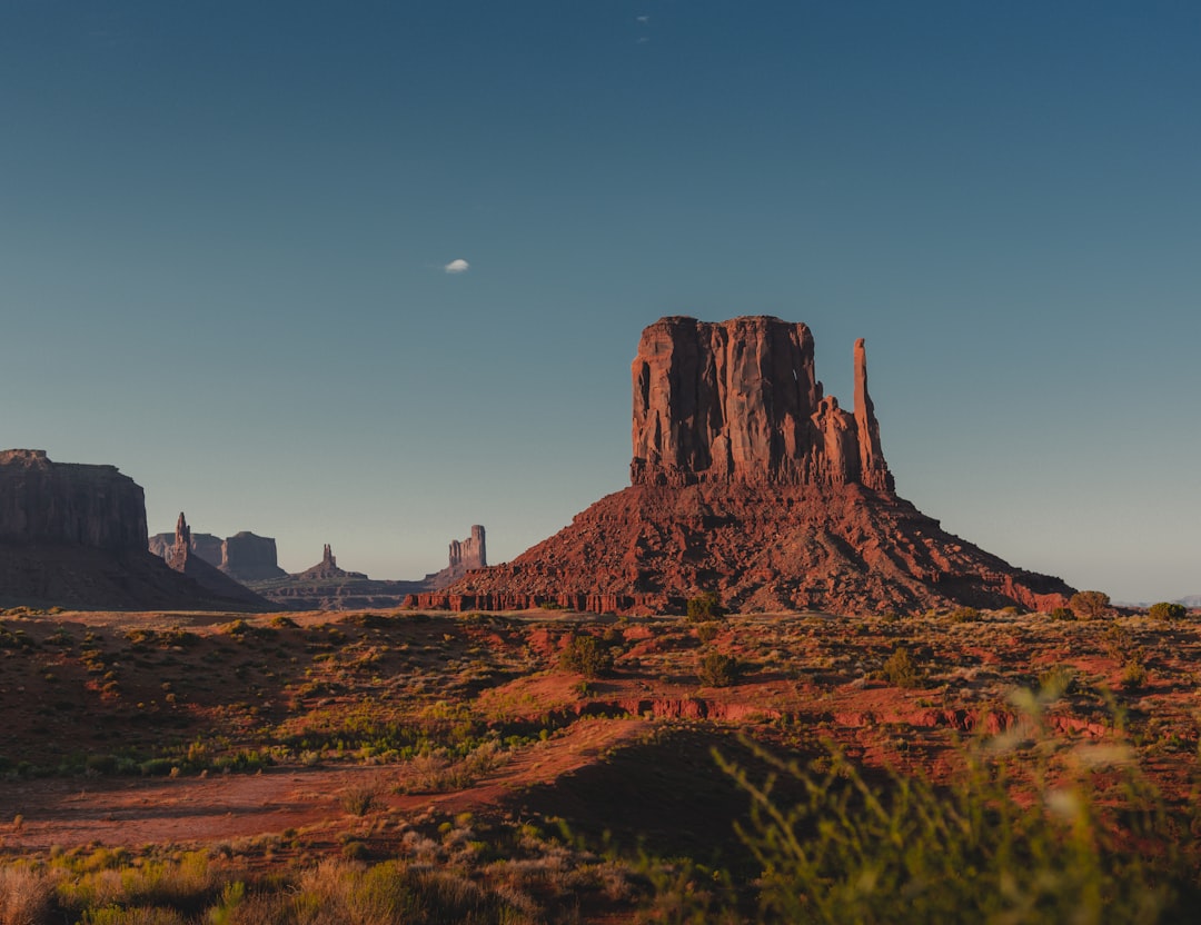 brown rock formation,