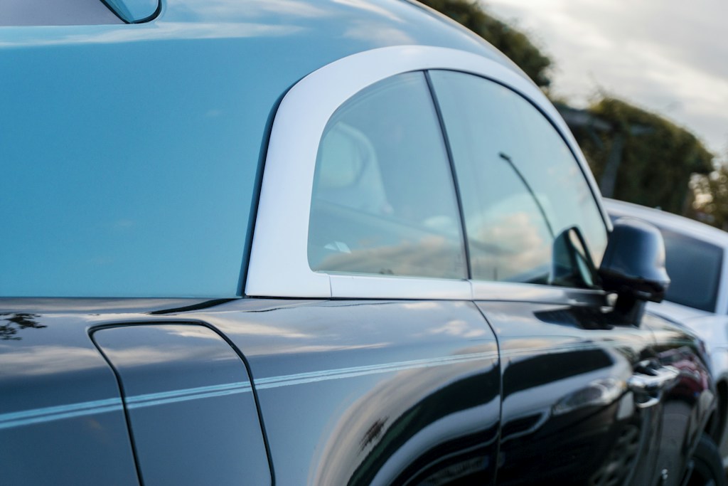 Metallic Blue Wrap
