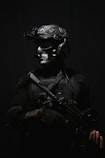 man holding rifle