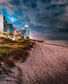 buildings near sea
