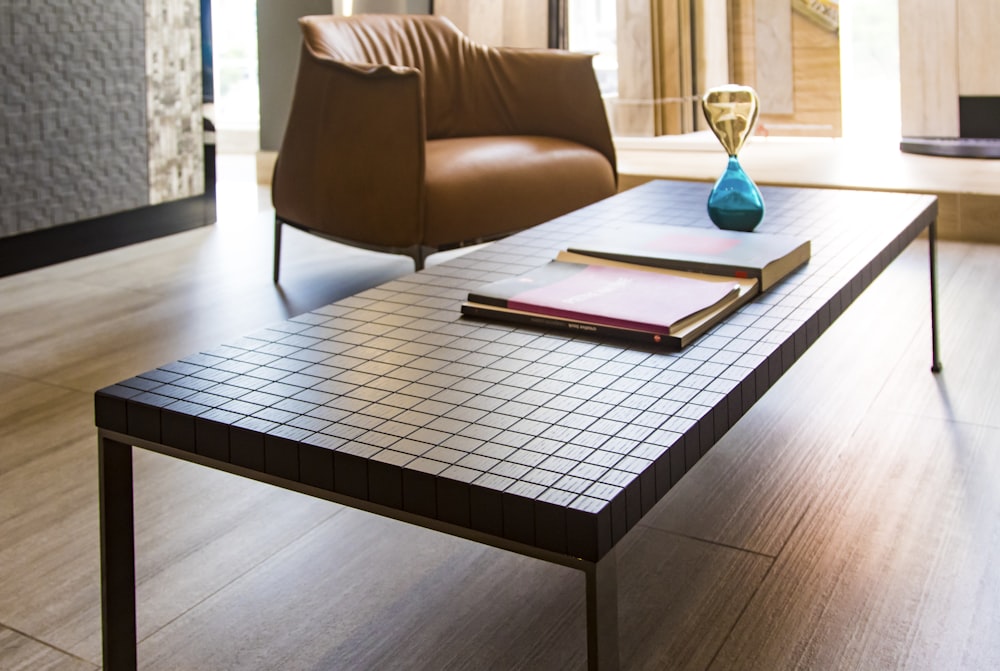 books on table